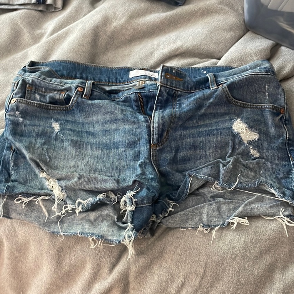 Loft cut off denim shorts